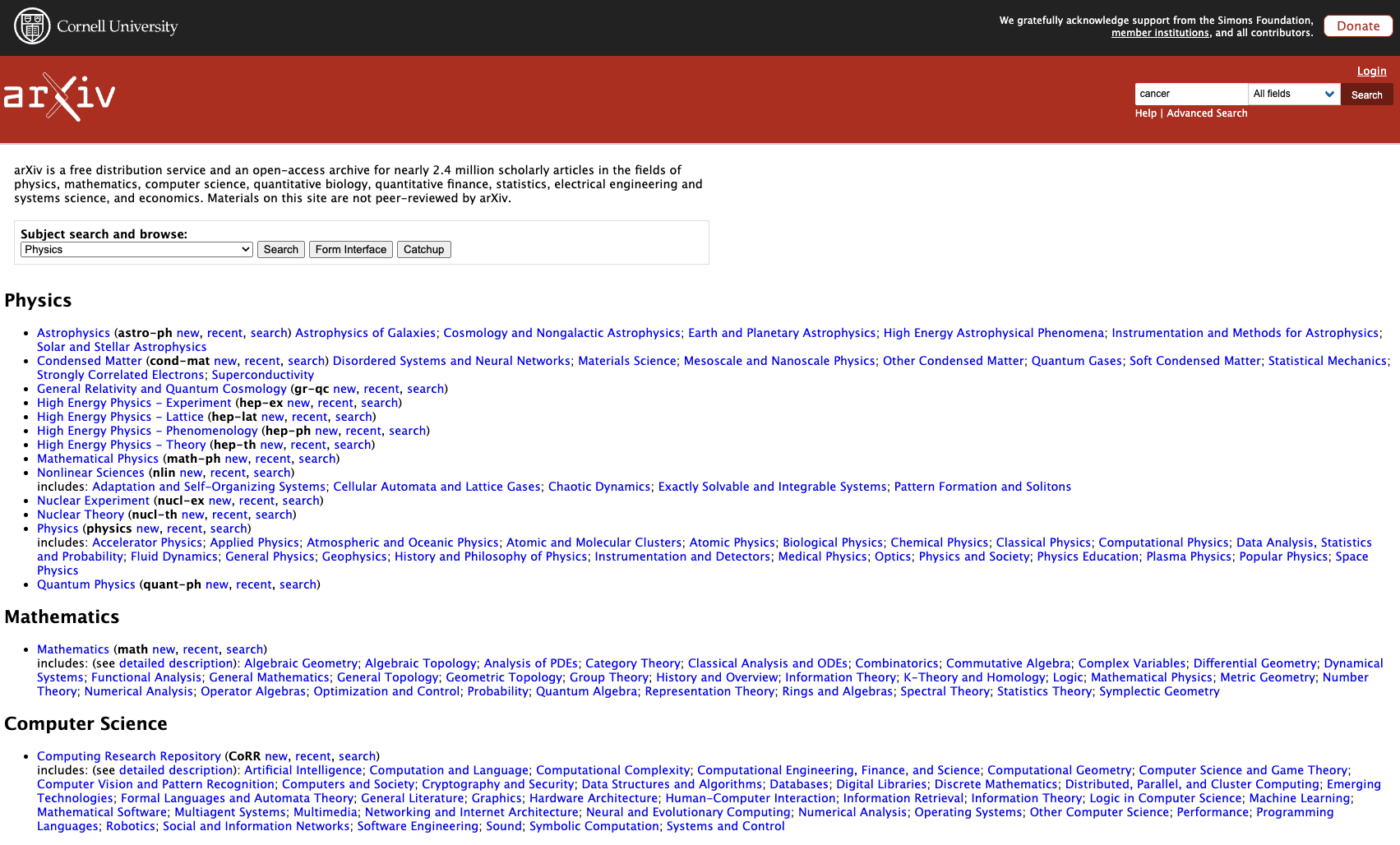 ArXiv